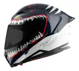 Casco Moto Integral Axor Hunter Alerón Doble Certificación