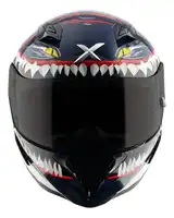 Casco Moto Integral Axor Hunter Alerón Doble Certificación