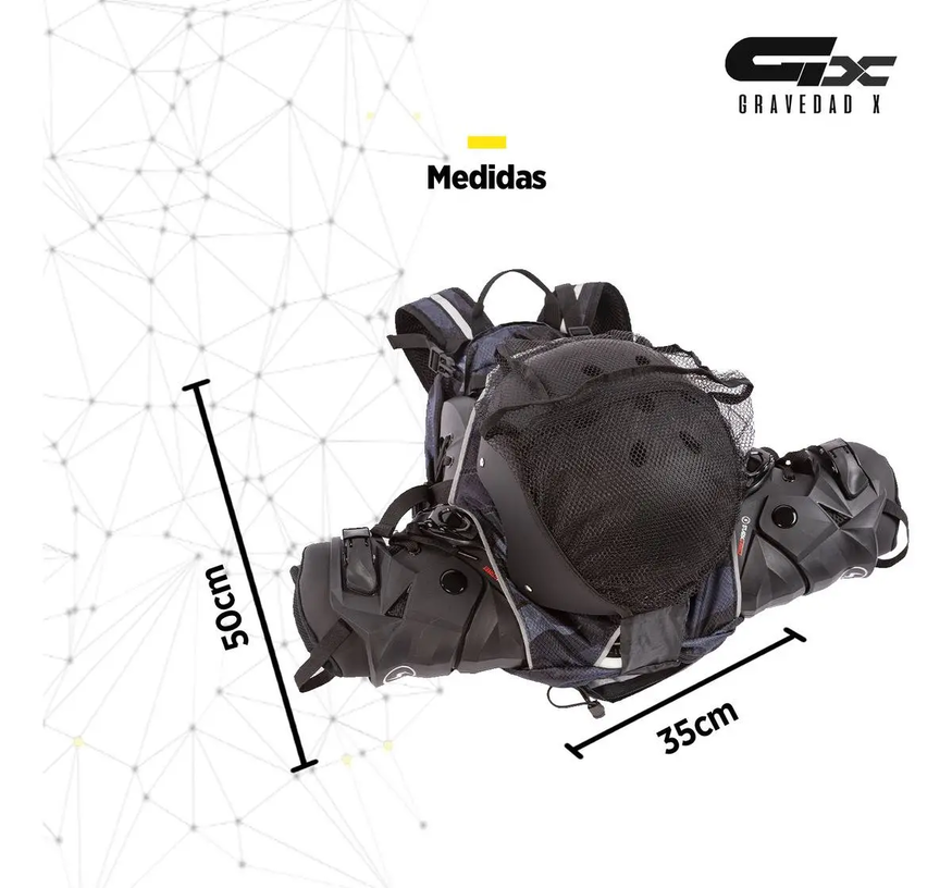 Mochila Pro 200 Grey Porta Rollers Stark