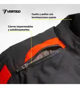 Campera Vertigo Cordura Desmontable Protecciones