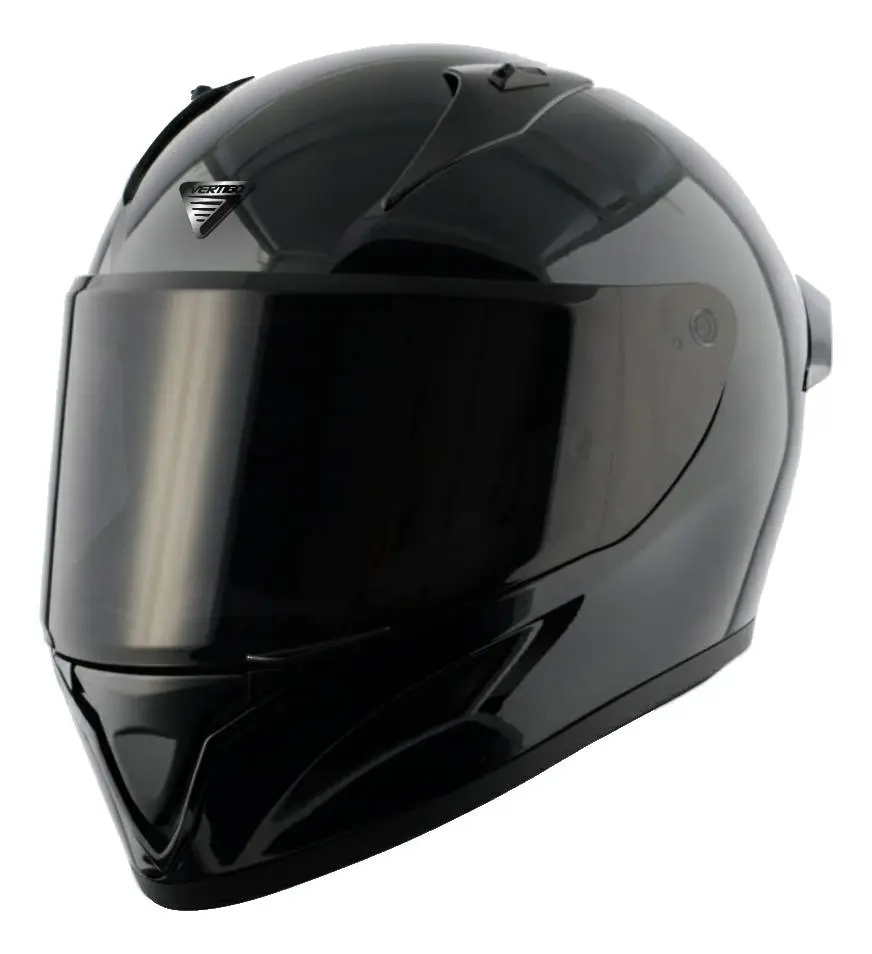 Casco Moto Integral Vertigo Bolt Alerón Visor Fume