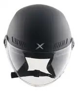 Casco Moto Abierto Con Visor Axor Kioto Solid Doble Certificación