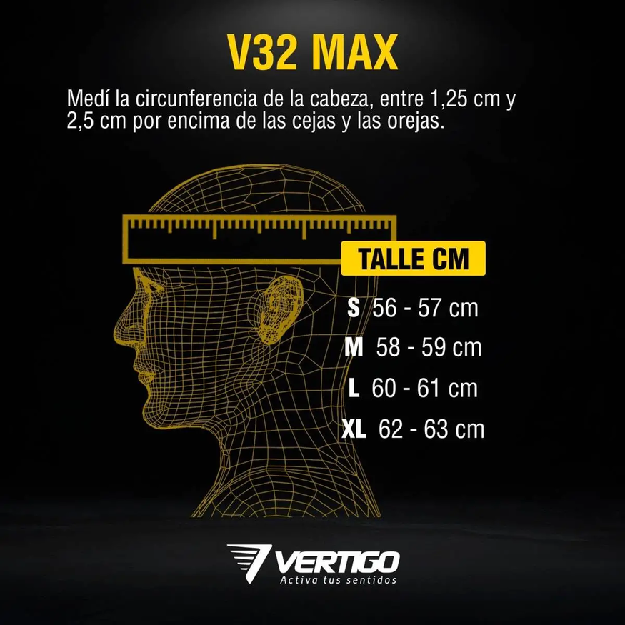 Casco Moto Integral Vertigo Max 2 Edición Especial