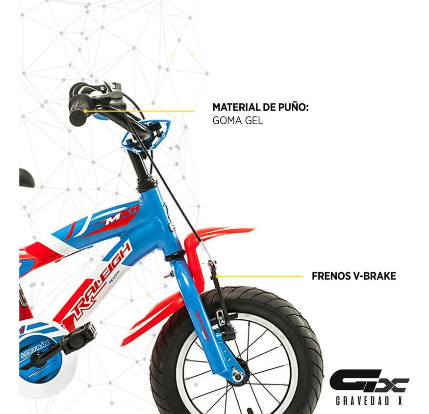 Bicicleta Niño Raleigh Mxr R12 2 - 4 Años