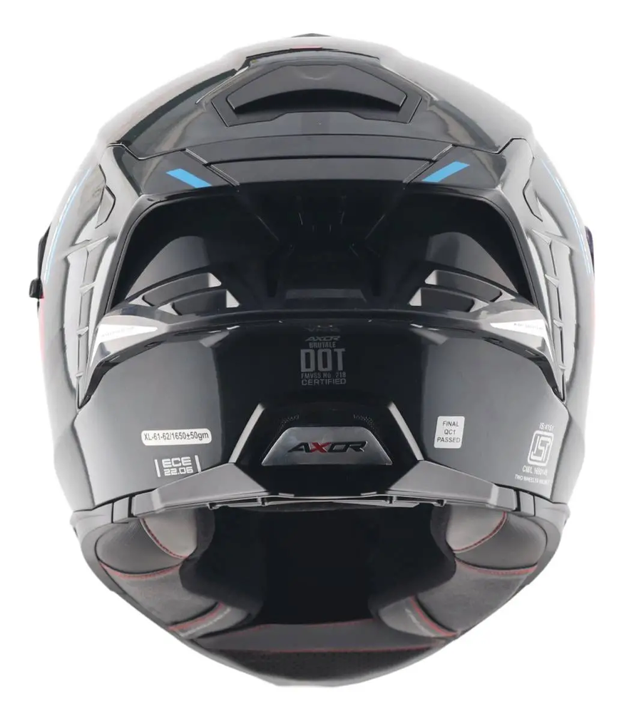 Casco Moto Axor Brutale Doble Visor Con Pinlock Incorporado Doble Alerón