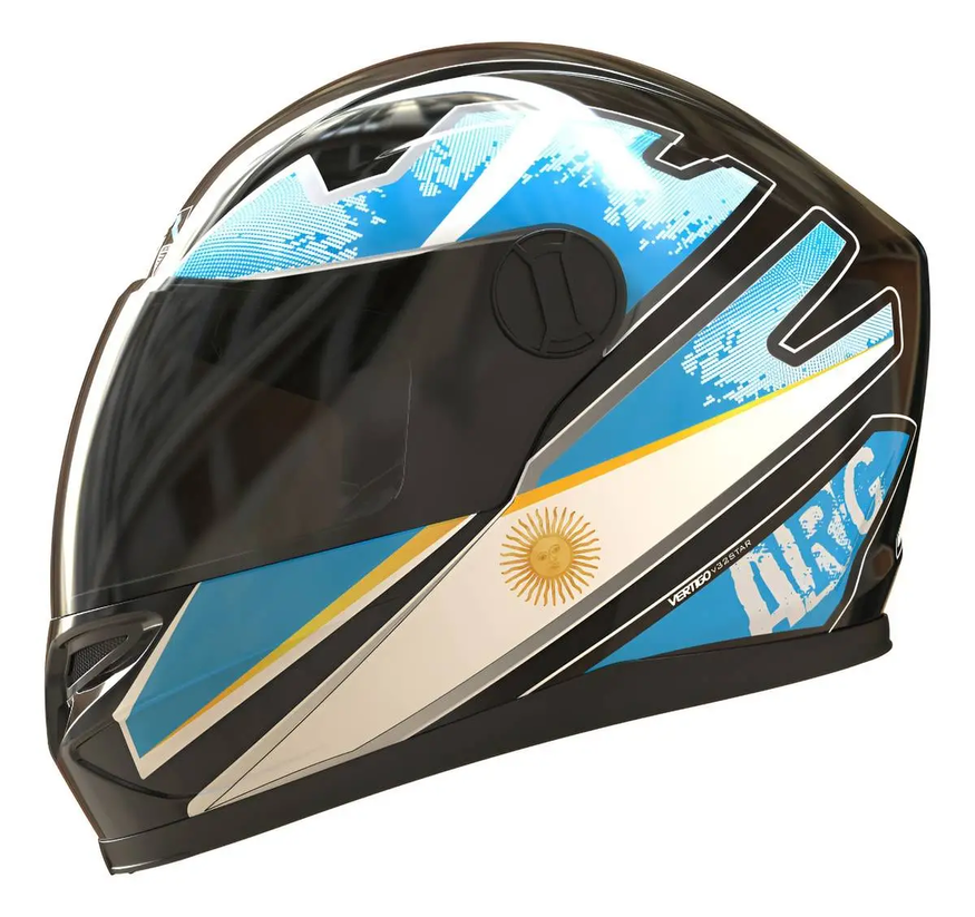 Casco Moto Vertigo Dominium Argentina Ed Limitada