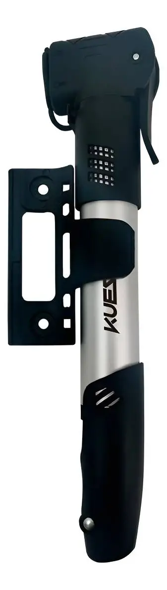 Inflador De Mano Kuest Aluminio Para Bicicleta