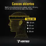 Casco Moto Abierto Vertigo V10 Fluid