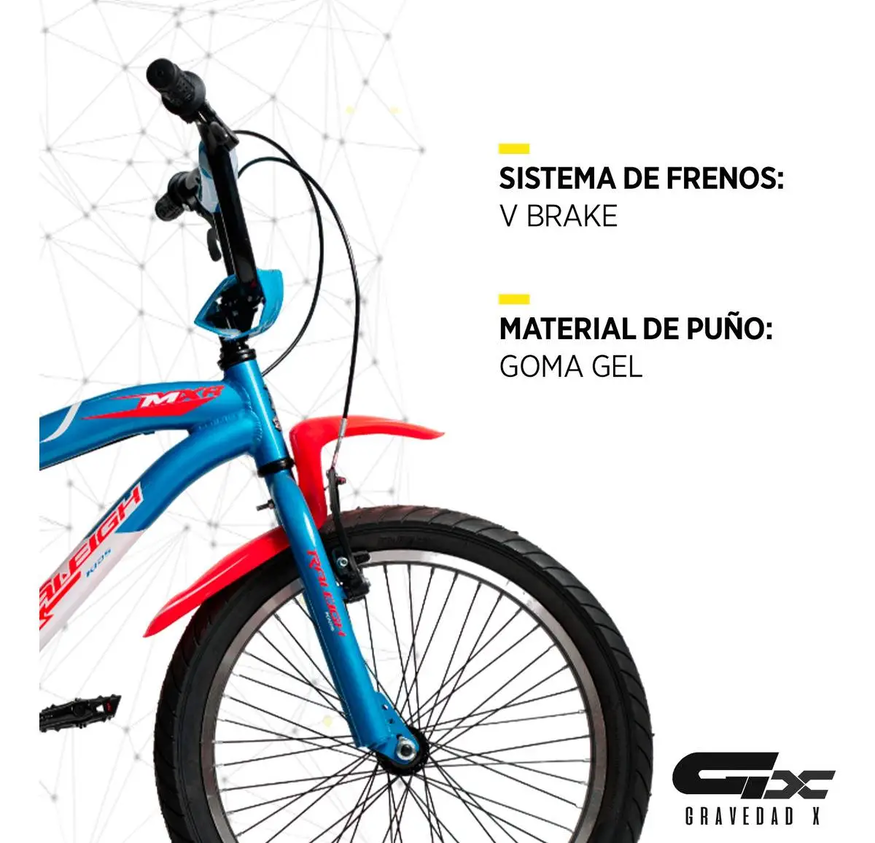 Bicicleta Niño Raleigh Mxr R20 8 - 12 Años
