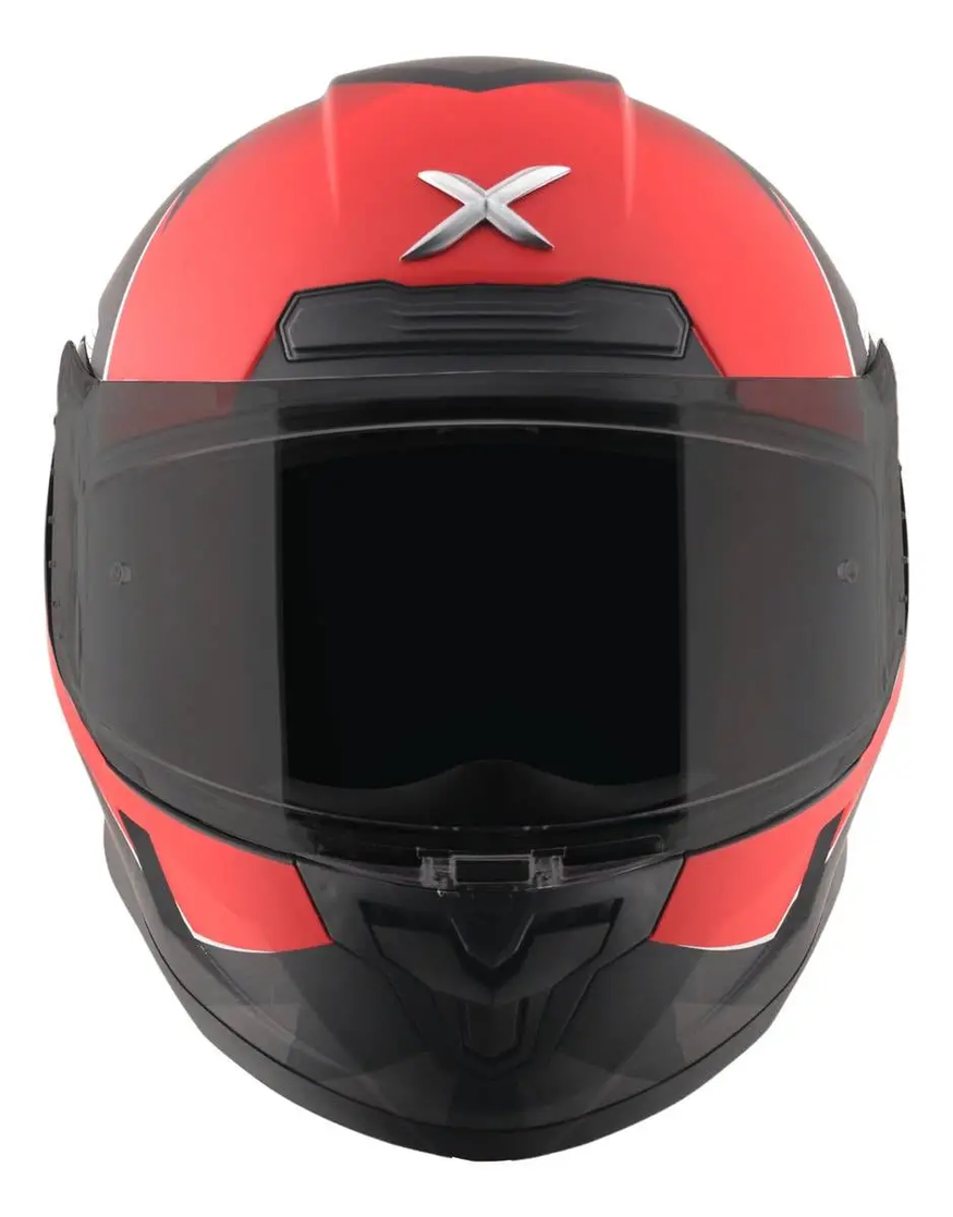 Casco Moto Integral Axor Saber Shadow Doble Certificación