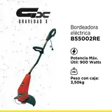 Bordeadora Eléctrica Carretel Automático 900w
