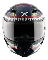 Casco Moto Integral Axor Hunter Alerón Doble Certificación
