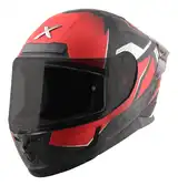 Casco Moto Integral Axor Saber Shadow Doble Certificación