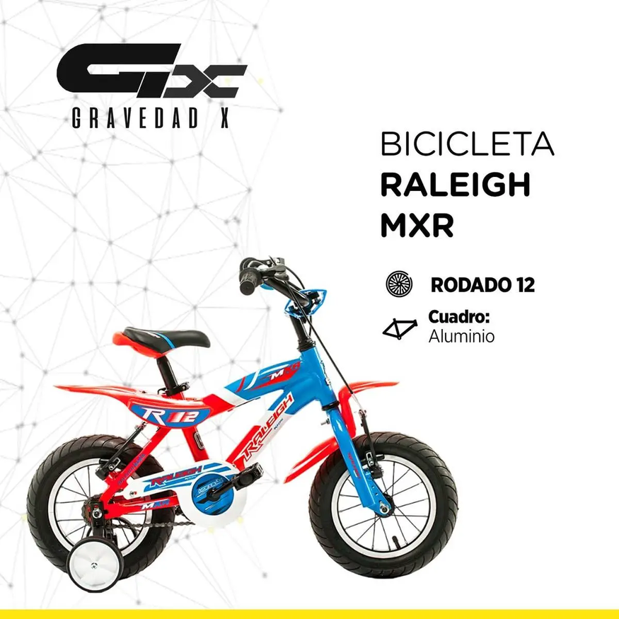 Bicicleta Niño Raleigh Mxr R12 2 - 4 Años