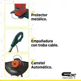 Bordeadora Eléctrica Carretel Automático 900w