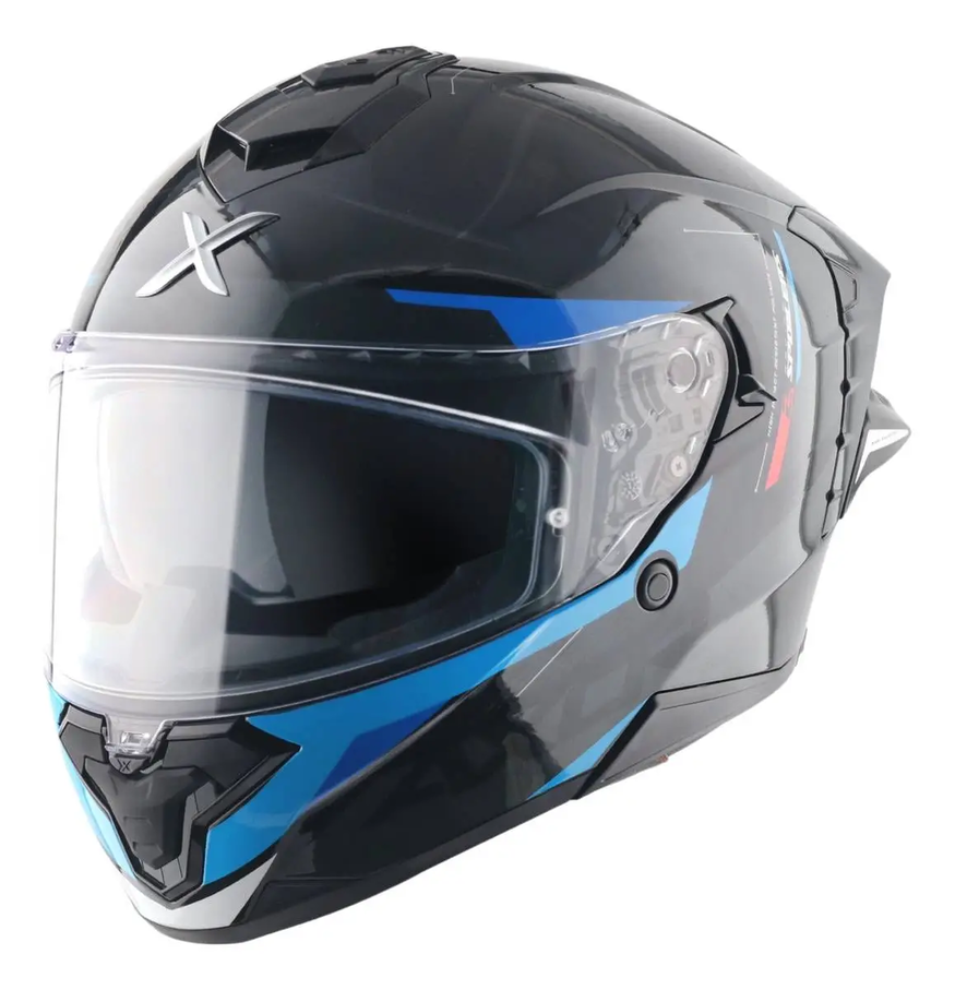 Casco Moto Axor Brutale Doble Visor Con Pinlock Incorporado Doble Alerón