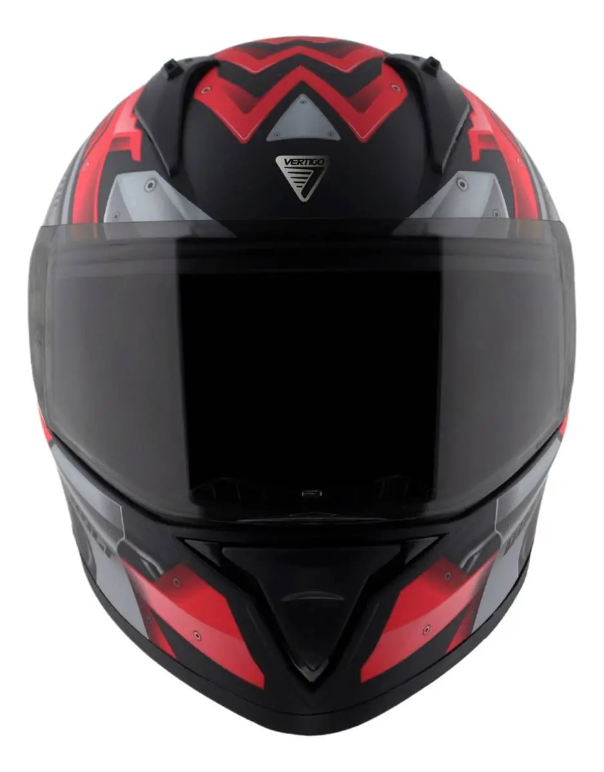 Casco Moto Integral Vertigo Bolt Martial Alerón Visor Fume