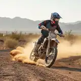 Casco Moto Vertigo Para Niños Enduro X-turbo Off Road