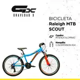 Bicicleta Mtb Raleigh Scout R24 21v Freno Disco