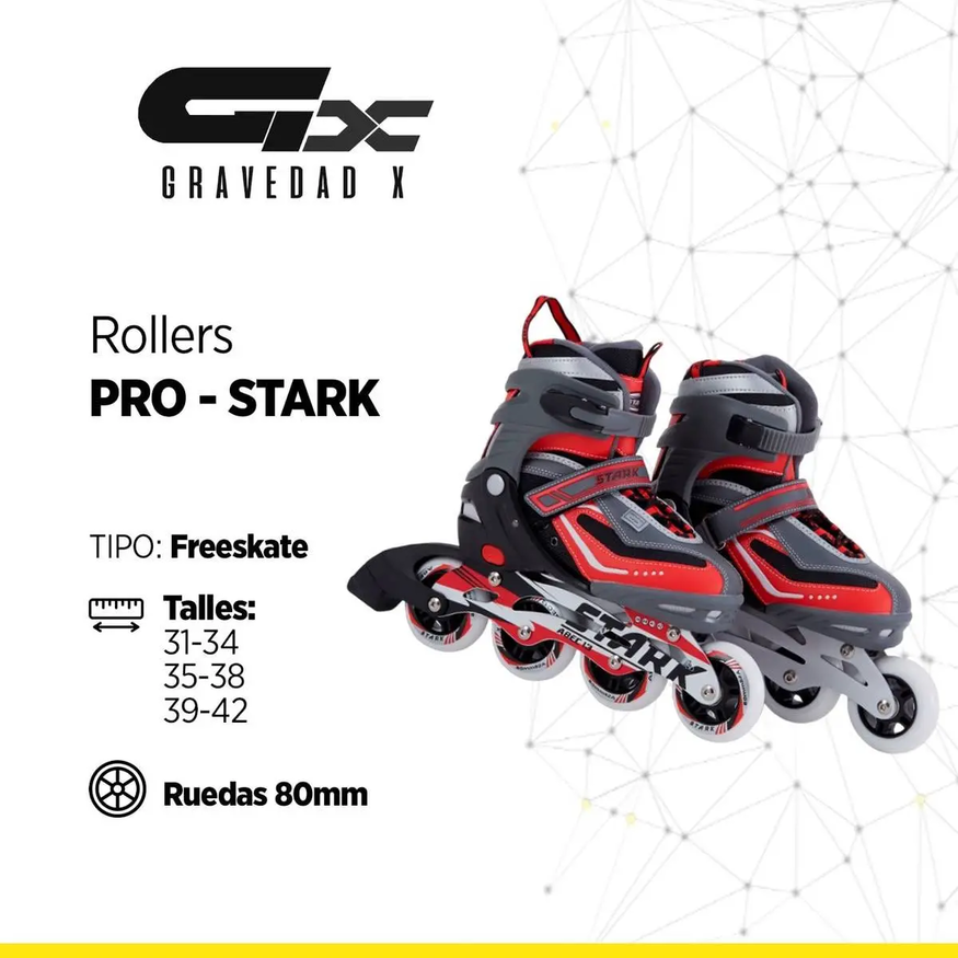 Rollers Patines Pro Stark Aluminio Ajustable