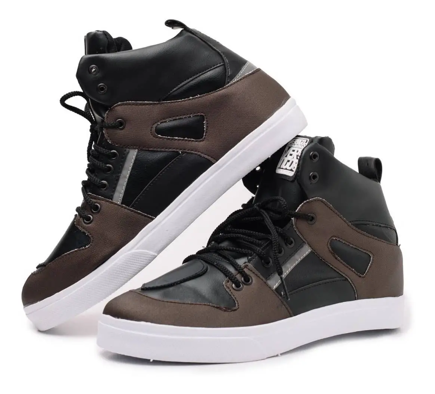 Zapatillas Botas Moto Vértigo Ecocuero C/refuerzo