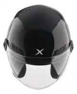 Casco Moto Abierto Con Visor Axor Kioto Solid Doble Certificación