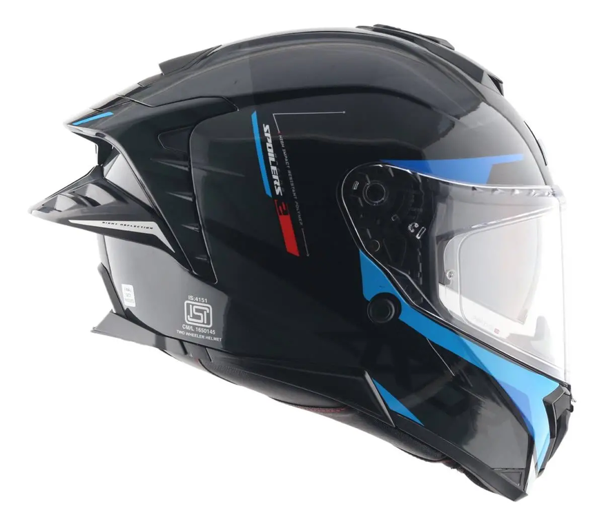 Casco Moto Axor Brutale Doble Visor Con Pinlock Incorporado Doble Alerón