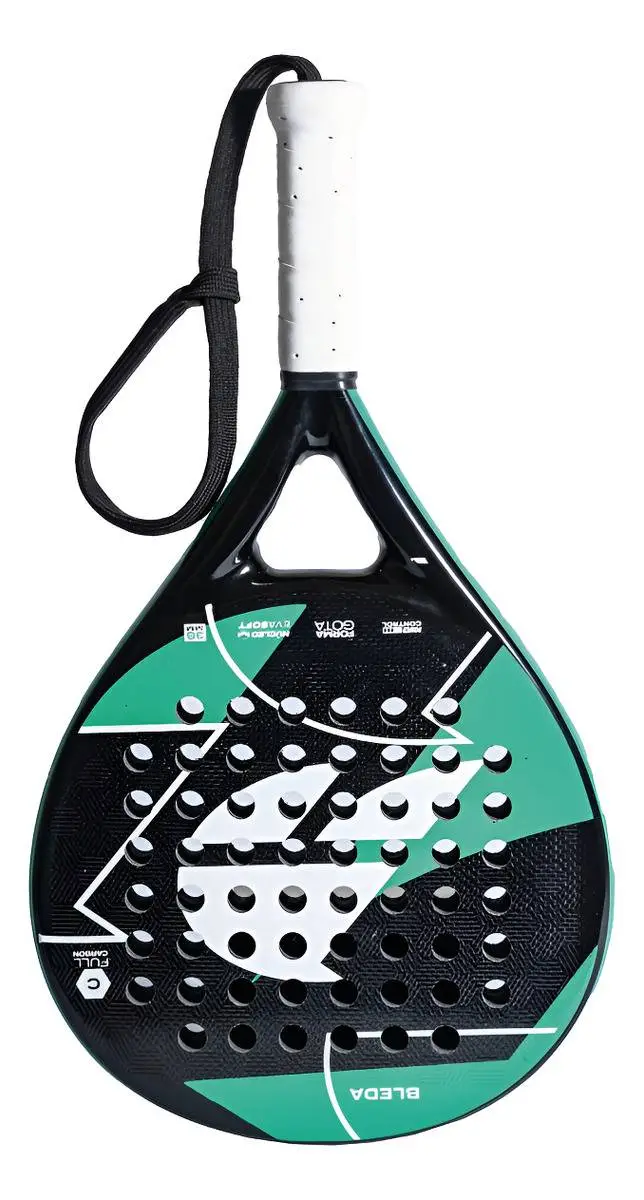 Paleta Padel Atila Bleda Gota Full Carbono Liviana