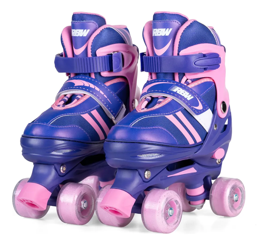 Patines Niños 4 Ruedas Extensible Ajustables Rainbow