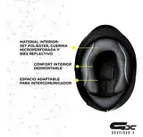 Casco Moto Integral Vertigo V50 Dark Full Aleron