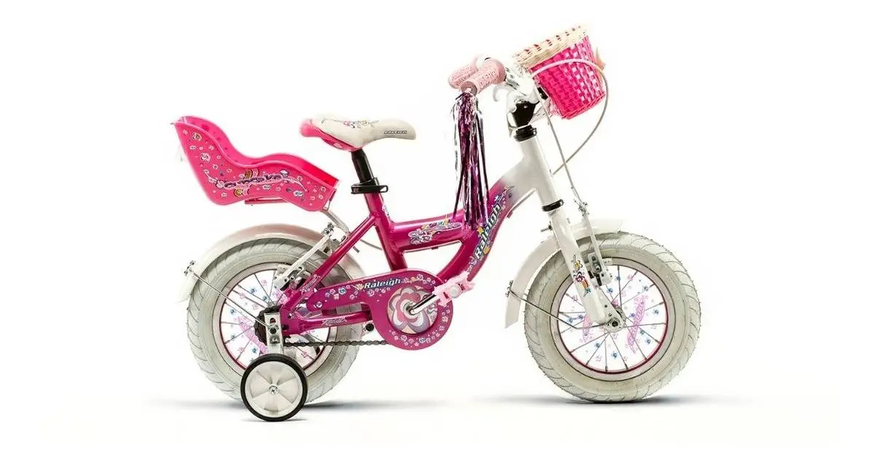 Bicicleta Raleigh Niña R12 2-4 Años Cupcake