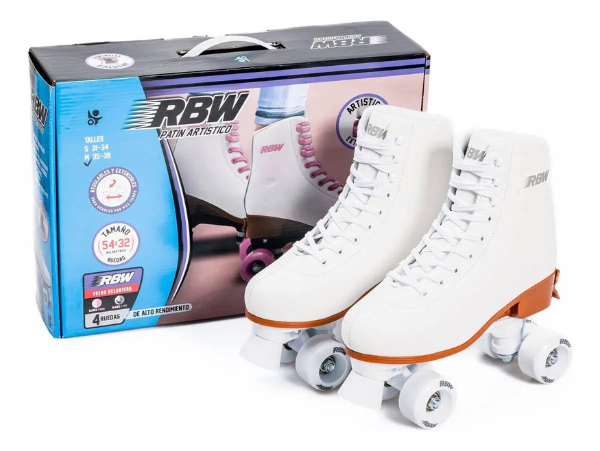 Patin Artístico Rbw Cuero Extensible Regulable