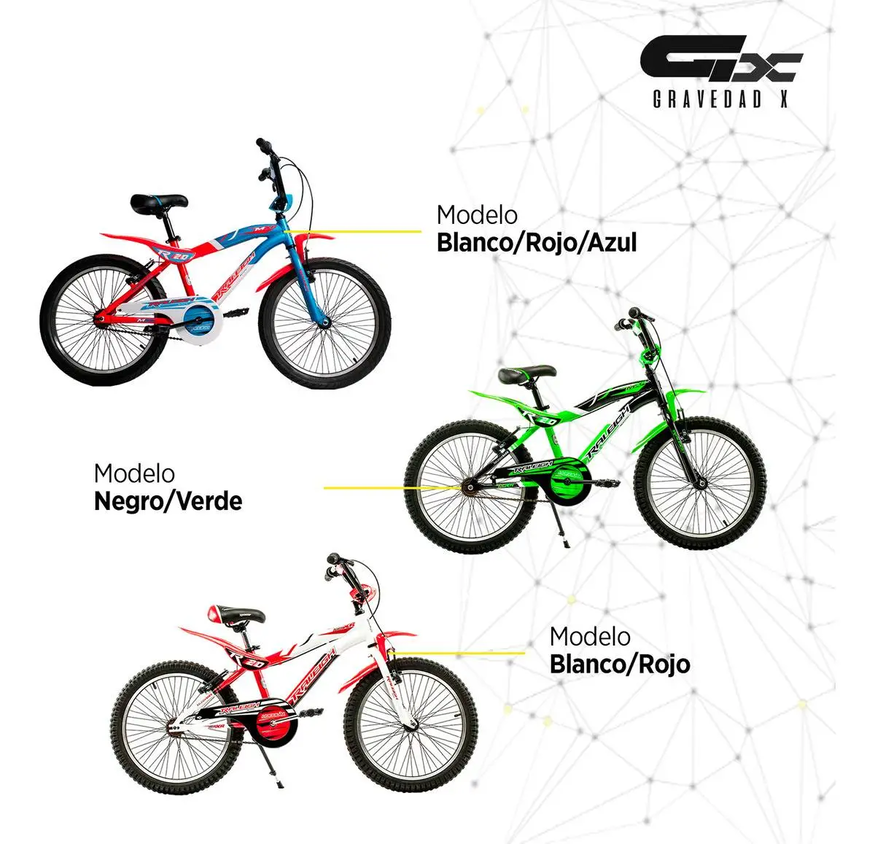 Bicicleta Niño Raleigh Mxr R20 8 - 12 Años