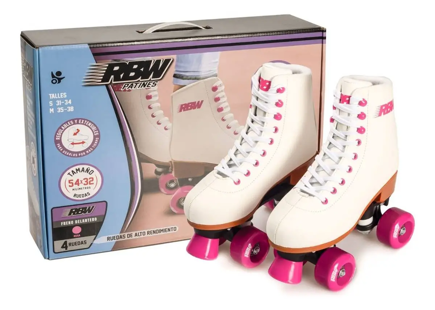 Patines Artístico Rbw Cuero Extensible Regulable