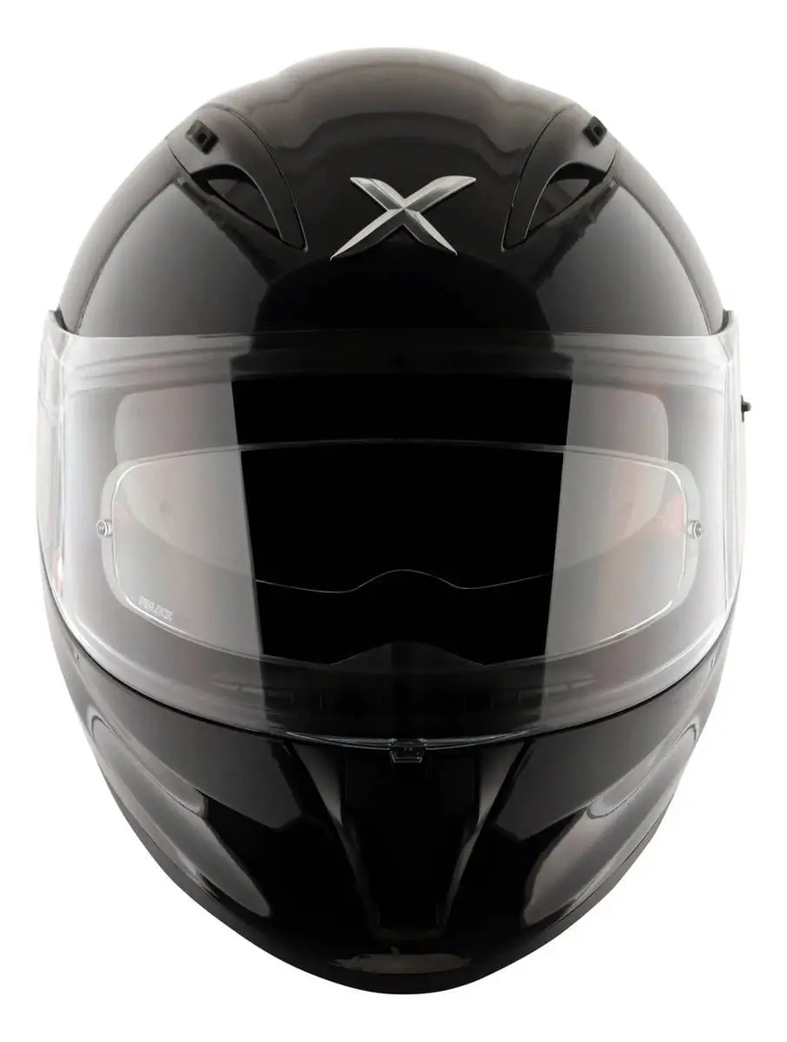 Casco Moto Integral Axor Street Solid Dos Visor Apto Pinlock