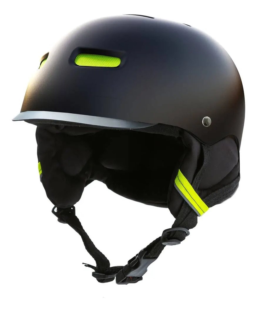 Casco Vertigo Aspen Snow Ski Nieve Negro/Amarillo