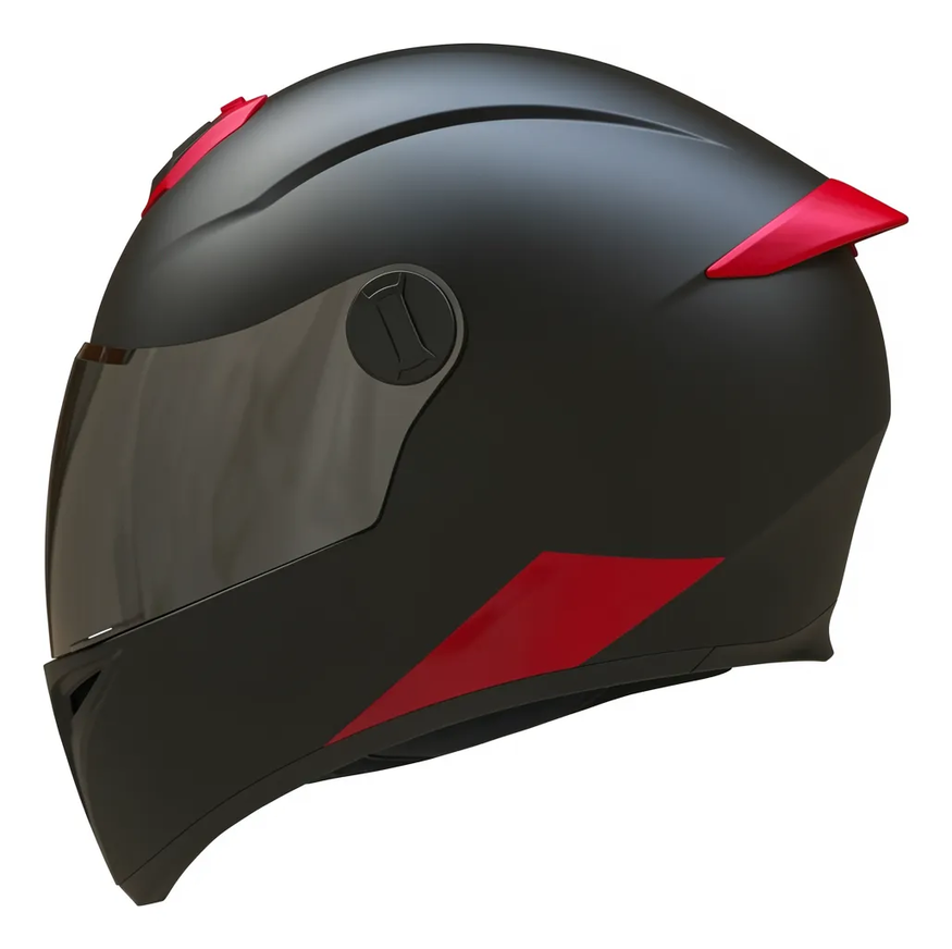 Casco Moto Integral Vertigo V50 Lighter Alerón Sólido