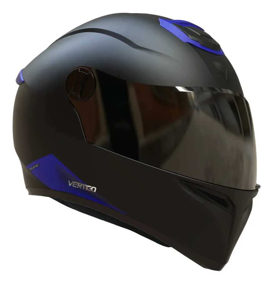 Casco Moto Integral Vertigo V50 Lighter Alerón Sólido