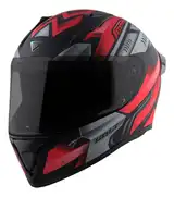 Casco Moto Integral Vertigo Bolt Martial Alerón Visor Fume