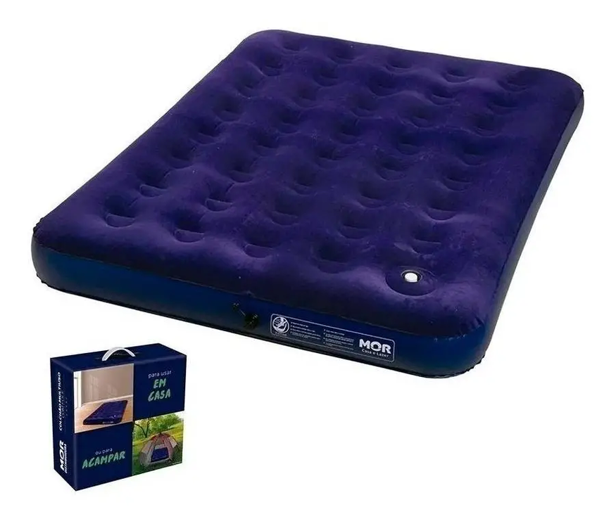 Colchón Inflable Doble Con Inflador Incorporado
