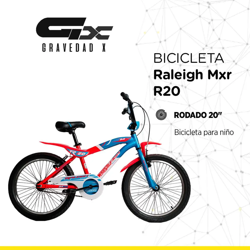 Bicicleta Niño Raleigh Mxr R20 8 - 12 Años