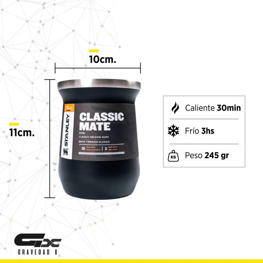 Mate Stanley Térmico Acero Inoxidable 236 Ml