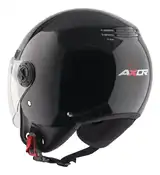 Casco Moto Abierto Con Visor Axor Kioto Solid Doble Certificación