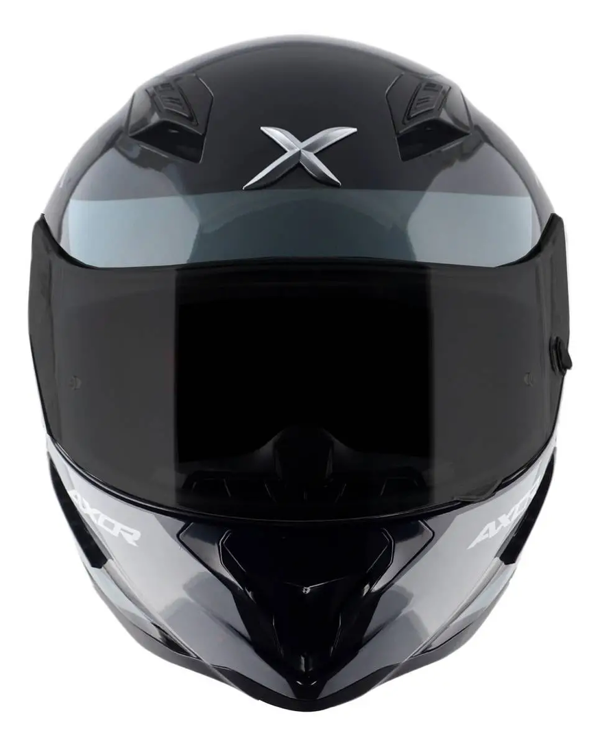 Casco Moto Integral Axor Hunter Alerón Doble Certificación