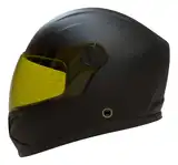 Casco Moto Vertigo Vintage Retro Full Face Gold Ed