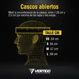 Casco Moto Abierto Vertigo Custom