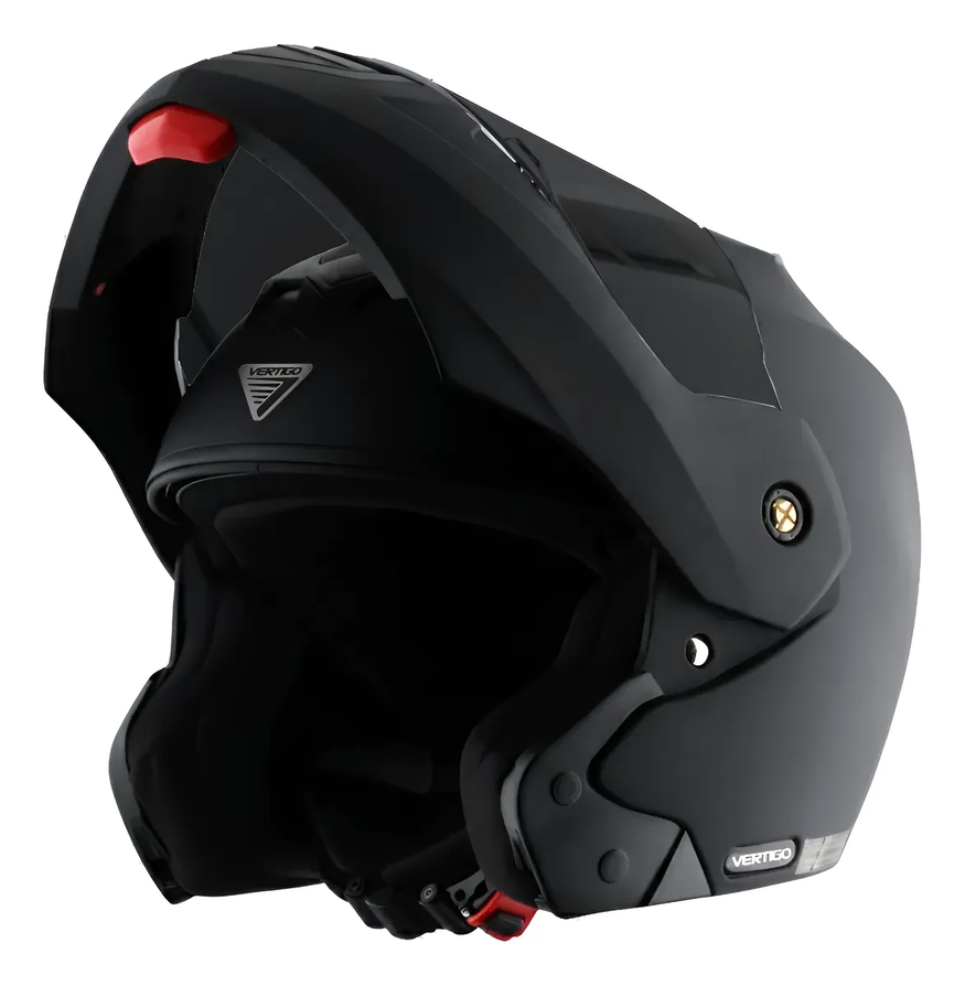 Casco Moto Rebatible Vertigo Crux Ventilaciones Visor Fume