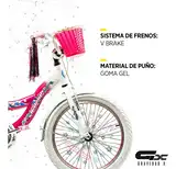 Bicicleta Raleigh Niña R20 6-12 Años Jazzi