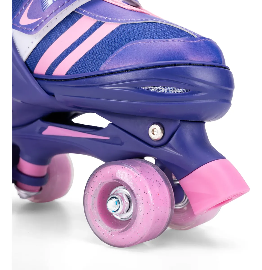 Patines Niños 4 Ruedas Extensible Ajustables Rainbow