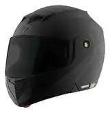 Casco Moto Rebatible Vertigo Crux Ventilaciones Visor Fume